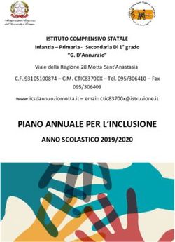 PIANO ANNUALE PER L'INCLUSIONE - ANNO SCOLASTICO 2019/2020 - LA SCUOLA DI MOTTA ...