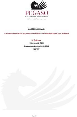 MASTER di I Livello Il wound care basato su prove di efficacia - In collaborazione con Nurse24 3ª Edizione 1500 ore 60 CFU Anno accademico ...