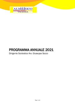 PROGRAMMA ANNUALE 2021 - Dirigente Scolastico Avv. Giuseppe Sozzo