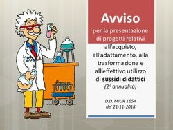 Avviso per la presentazione di progetti relativi all'acquisto, all'adattamento, alla trasformazione e all'effettivo utilizzo di sussidi didattici ...