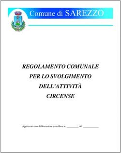REGOLAMENTO COMUNALE PER LO SVOLGIMENTO DELL'ATTIVITÀ CIRCENSE - Approvato con deliberazione consiliare n. _ del _ - Comune di ...