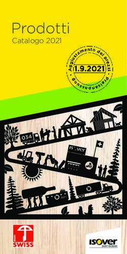 Prodotti Catalogo 2021 - Isover.ch
