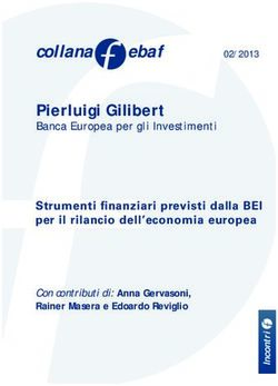 COLLANA EBAF PIERLUIGI GILIBERT - BANCA EUROPEA PER GLI INVESTIMENTI - FEBAF