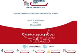 TURISMO: BIG DATA E SISTEMI D'INNOVAZIONE IN RETE - IMPRESE TURISMO Roma 19 luglio 2019 - Unioncamere Lazio