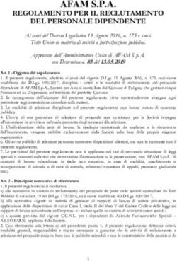 AFAM S.P.A. REGOLAMENTO PER IL RECLUTAMENTO DEL PERSONALE DIPENDENTE