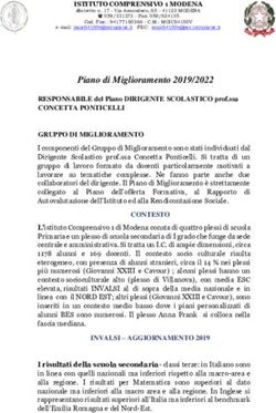 Piano di Miglioramento 2019/2022 - Istituto comprensivo 1 di ...
