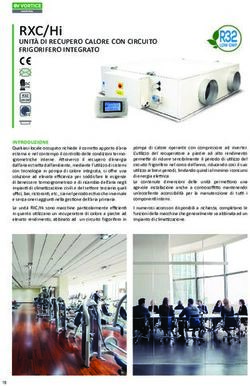 RXC/Hi UNITÀ DI RECUPERO CALORE CON CIRCUITO FRIGORIFERO INTEGRATO - Vortice Industrial