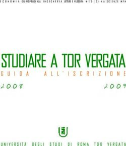 STUDIARE A TOR VERGATA - Studenti
