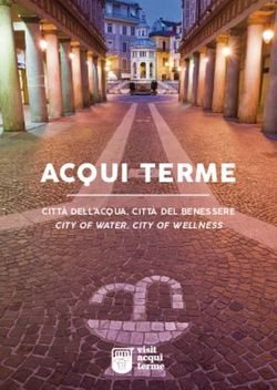 ACQUI TERME CITT&Agrave; DELL'ACQUA, CITT&Agrave; DEL BENESSERE - CITY OF WATER, CITY OF WELLNESS - Comune di Acqui Terme