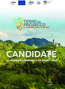 CANDIDATE EUROPEAN COMMUNITY OF SPORT 2018 - sito in costruzione