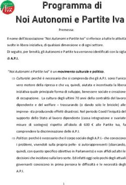 Programma di Noi Autonomi e Partite Iva