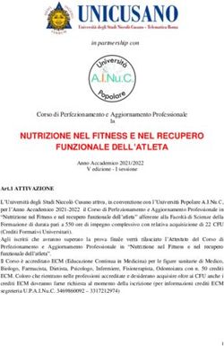 NUTRIZIONE NEL FITNESS E NEL RECUPERO FUNZIONALE DELL'ATLETA - upainuc
