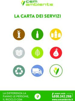LA CARTA DEI SERVIZI - LA DIFFERENZA LA FANNO LE PERSONE, IL RICICLO CEM - CEM Ambiente