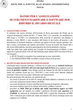 BANDO PER L'ASSEGNAZIONE DI STRUMENTI HARDWARE E SOFTWARE PER RIDURRE IL DIVARIO DIGITALE - EDISU PAVIA