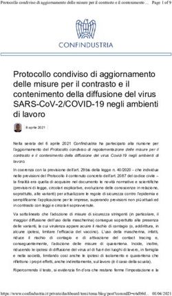 PROTOCOLLO CONDIVISO DI AGGIORNAMENTO DELLE MISURE PER IL CONTRASTO E IL CONTENIMENTO DELLA DIFFUSIONE DEL VIRUS SARS-COV-2/COVID-19 NEGLI ...