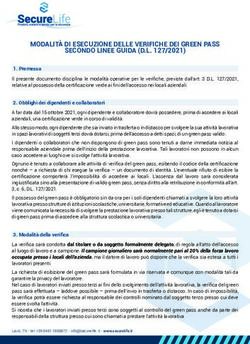 MODALIT&Agrave; DI ESECUZIONE DELLE VERIFICHE DEI GREEN PASS SECONDO LINEE GUIDA (D.L. 127/2021)
