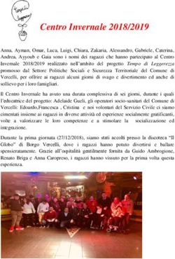 Centro Invernale 2018/2019 - Città di Vercelli