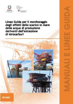 Linee Guida per il monitoraggio degli effetti dello scarico in mare delle acque di produzione derivanti dall'estrazione di idrocarburi 194/2021 ...
