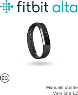 Manuale utente Versione 1.2 - Fitbit
