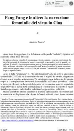 Fang Fang e le altre: la narrazione femminile del virus in Cina