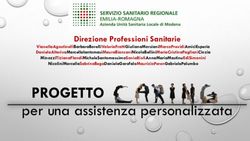 PROGETTO per una assistenza personalizzata - Direzione Professioni Sanitarie - TOM