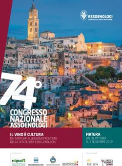 MATERA DAL 31 OTTOBRE AL 3 NOVEMBRE 2019 - IL VINO &Egrave; CULTURA - Enologica Vason