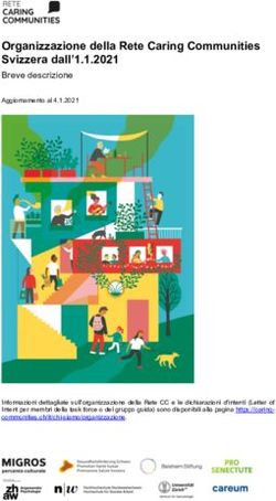 Organizzazione della Rete Caring Communities Svizzera dall'1.1.2021