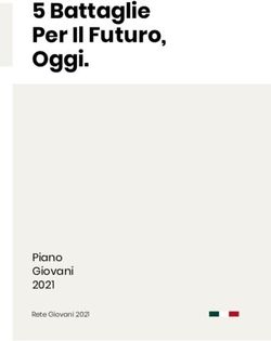 5 Battaglie Per Il Futuro, Oggi - Piano Giovani 2021 Rete Giovani 2021 - Squarespace