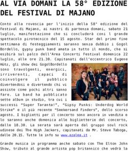 AL VIA DOMANI LA 58 EDIZIONE DEL FESTIVAL DI MAJANO