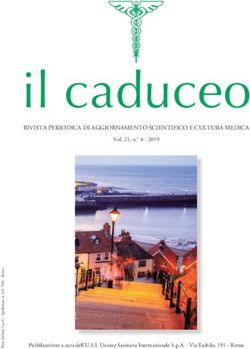 Il caduceo RIVISTA PERIODICA DI AGGIORNAMENTO SCIENTIFICO E CULTURA MEDICA - Vol. 21, n. 4 2019 - USI