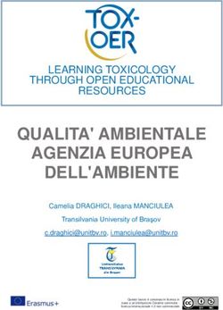 QUALITA' AMBIENTALE AGENZIA EUROPEA DELL'AMBIENTE