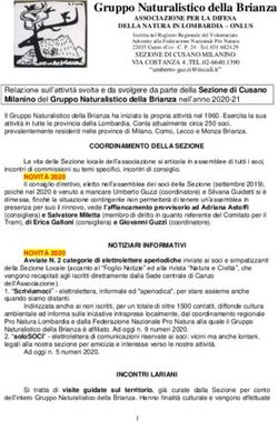 Gruppo Naturalistico della Brianza - Le Cose di Rudy