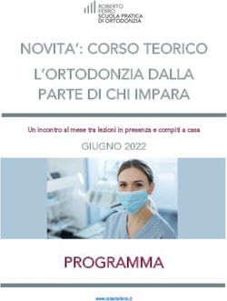 PROGRAMMA - NOVITA': CORSO TEORICO L'ORTODONZIA DALLA PARTE DI CHI IMPARA GIUGNO 2022 - Roberto Ferro