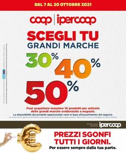 PREZZI SGONFI TUTTI I GIORNI - Per essere sempre dalla tua parte - Coop