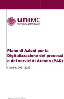 Piano di Azioni per la Digitalizzazione dei processi e dei servizi di Ateneo (PAD) - triennio 2021-2023