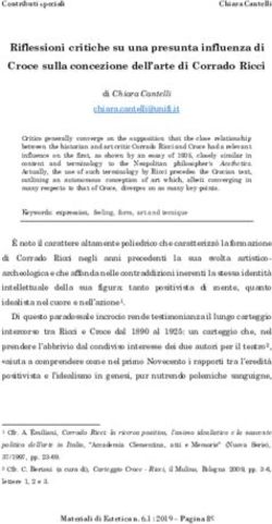 Riflessioni critiche su una presunta influenza di Croce sulla concezione dell'arte di Corrado Ricci