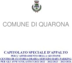 COMUNE DI QUARONA CAPITOLATO SPECIALE D'APPALTO - Unione Montana Valsesia