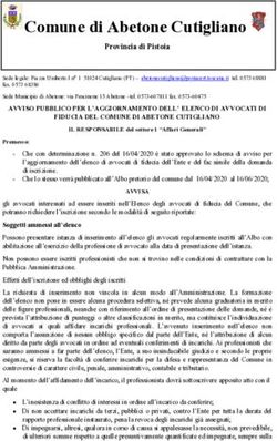 Comune di Abetone Cutigliano - Provincia di Pistoia - Ordine Avvocati Firenze