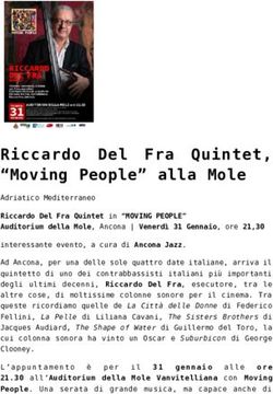 Riccardo Del Fra Quintet, "Moving People" alla Mole - Il Mascalzone