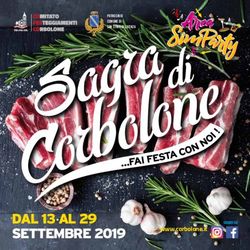 DAL 13 AL 29 SETTEMBRE 2019 - www.corbolone.it