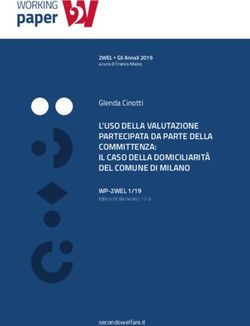 Paper L'USO DELLA VALUTAZIONE PARTECIPATA DA PARTE DELLA COMMITTENZA: IL CASO DELLA DOMICILIARITÀ DEL COMUNE DI MILANO - Secondo Welfare