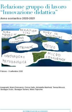 Relazione gruppo di lavoro "Innovazione didattica"