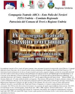 Compagnia Teatrale ARCA - Ente Palio dei Terzieri FITA Umbria - Comitato Regionale Patrocinio del Comune di Trevi e Regione Umbria