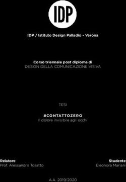 #CONTATTOZERO - IDP / Istituto Design Palladio - Verona Corso triennale post diploma di DESIGN DELLA COMUNICAZIONE VISIVA TESI