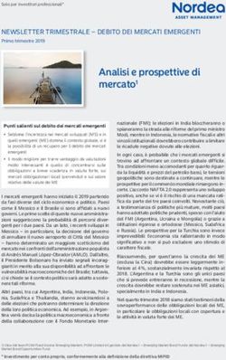 Analisi e prospettive di mercato1 - Nordea