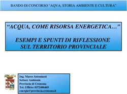 "ACQUA, COME RISORSA ENERGETICA " ESEMPI E SPUNTI DI RIFLESSIONE SUL TERRITORIO PROVINCIALE - BANDO DI CONCORSO "AQVA, STORIA AMBIENTE E CULTURA" ...