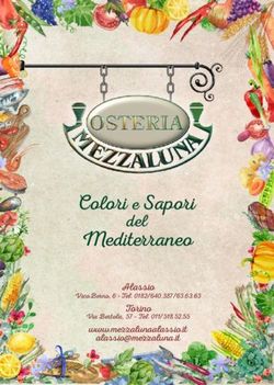 Colori e Sapori Mediterraneo - del Alassio Torino