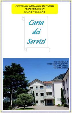 "COTTOLENGO" Piccola Casa della Divina Provvidenza - SAINT VINCENT - Assistenza