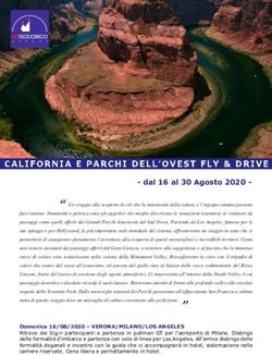 CALIFORNIA E PARCHI DELL'OVEST FLY & DRIVE - dal 16 al 30 Agosto 2020 - Re Teodorico Viaggi