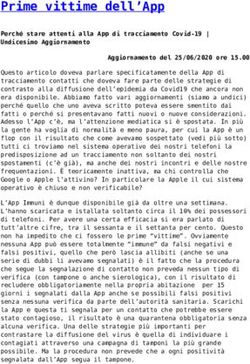 Prime vittime dell'App - perUnaltracittà